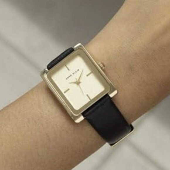 NIB Anne Klein Women's Leather Strap Watch - Picture 2 of 6